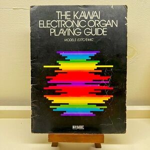 🎹 KAWAI ELECTRONIC ORGAN
PLAYING GUIDE MODELS E37C E44C owner’s book vintage